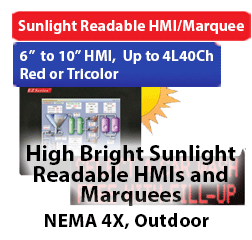 Sunlight Readable HMI/Marquee